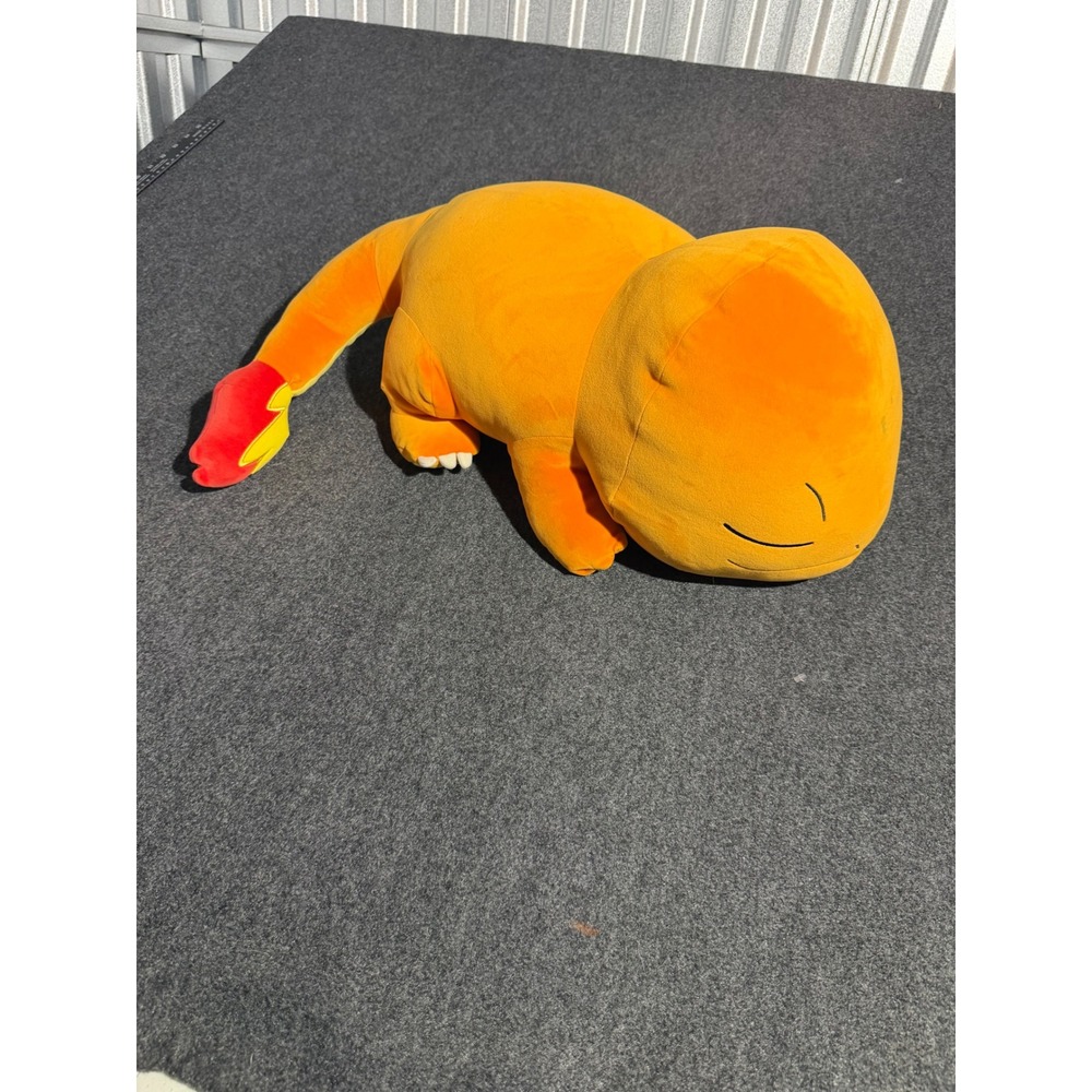 Pokemon Charmander Sleeping Plush Large 18 Inch Jazwares Orange Stuffed Animal